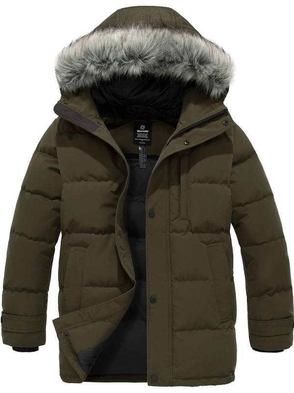Men's Winter Jacket Warm Puffer Jacket