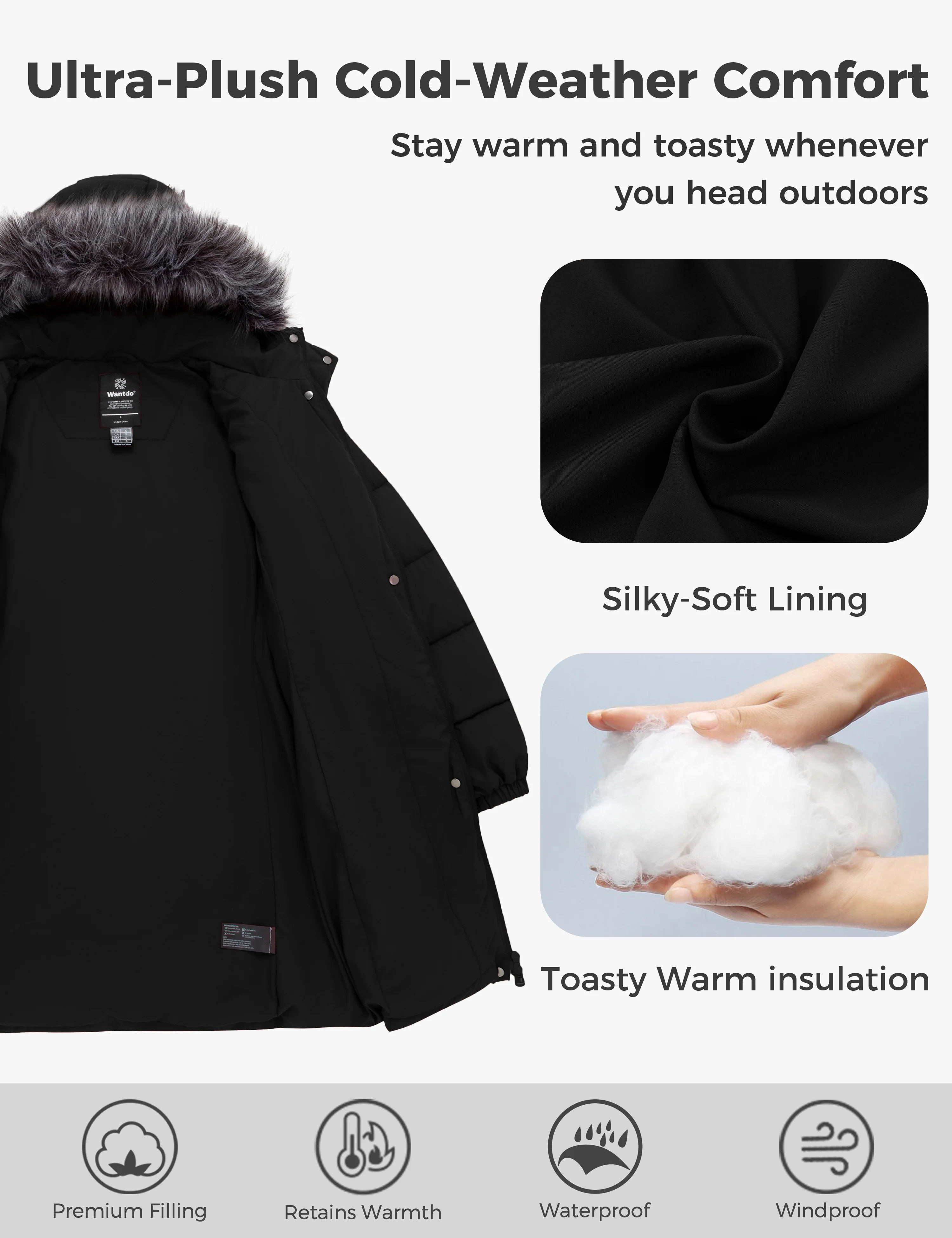 Wantdo Women's Winter Coats