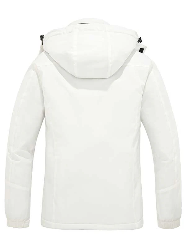 Skieer Men's Ski Jacket Mountain Waterproof Winter Rain Jacket Warm Fleece Snow Coat