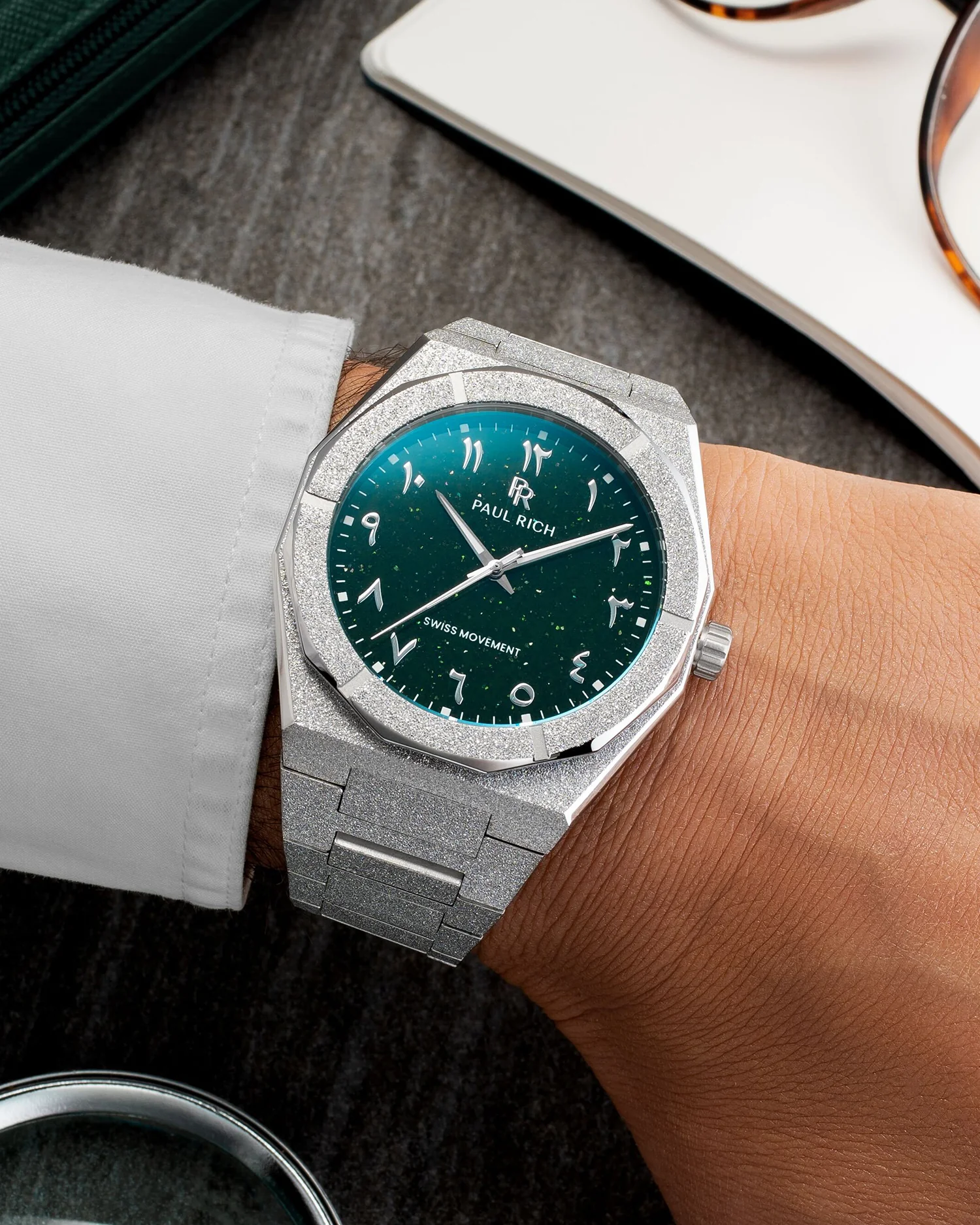 Frosted Star Dust II Emerald Mirage