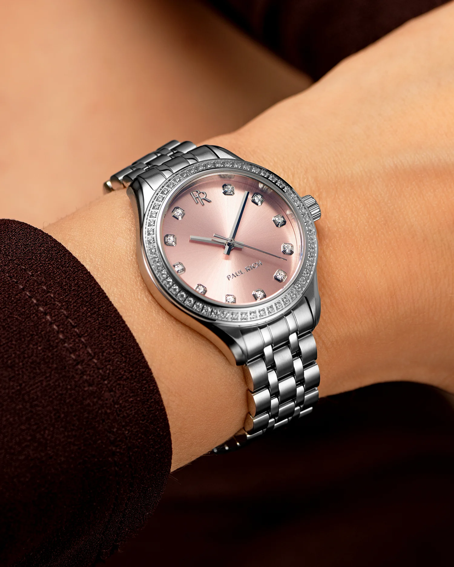 Crystelle - Silver Pink