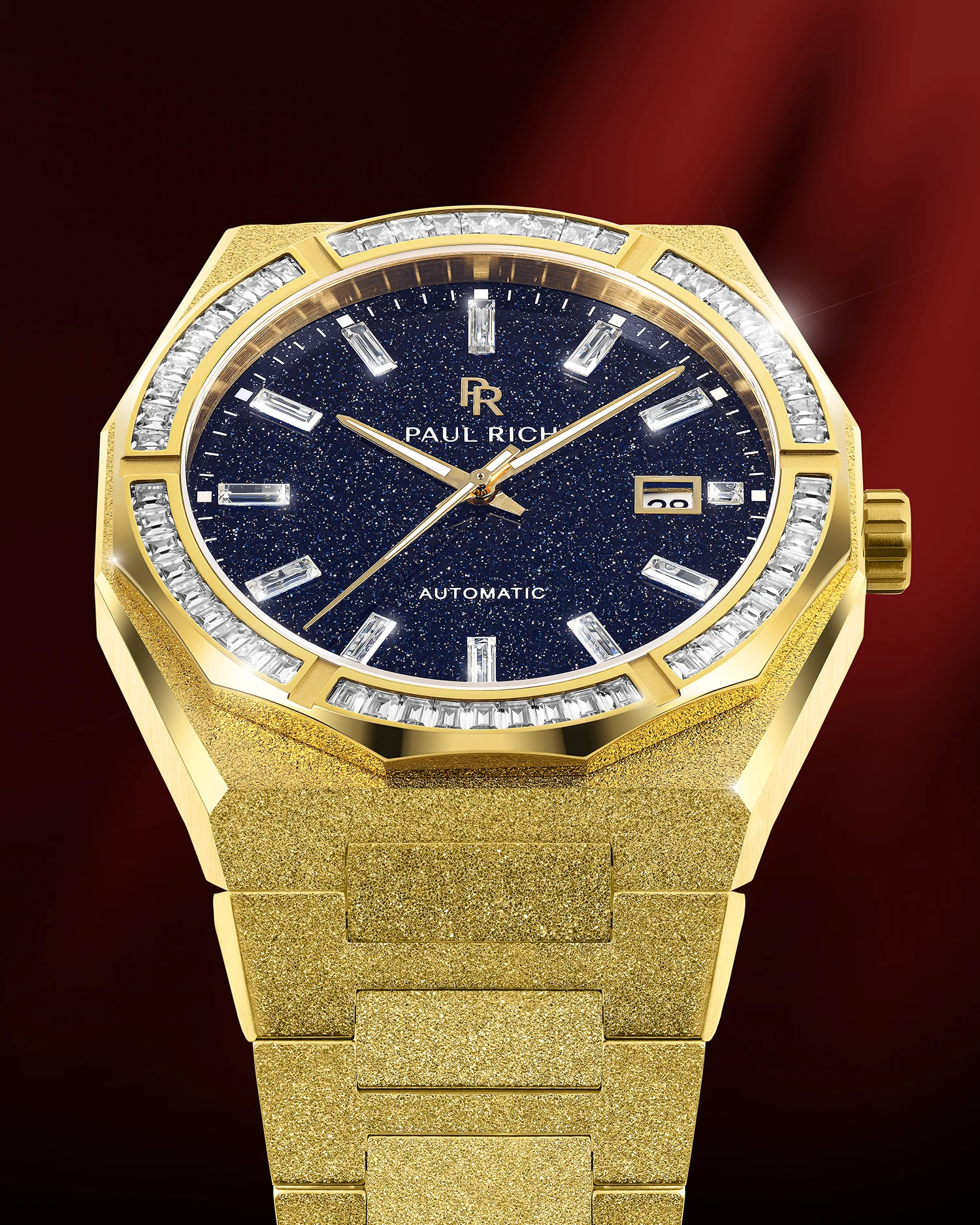 Moissanite Frosted Star Dust II Gold