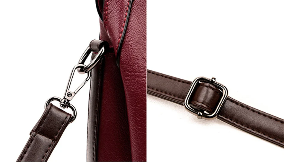 Genuine Leather Casual Tote Handbag