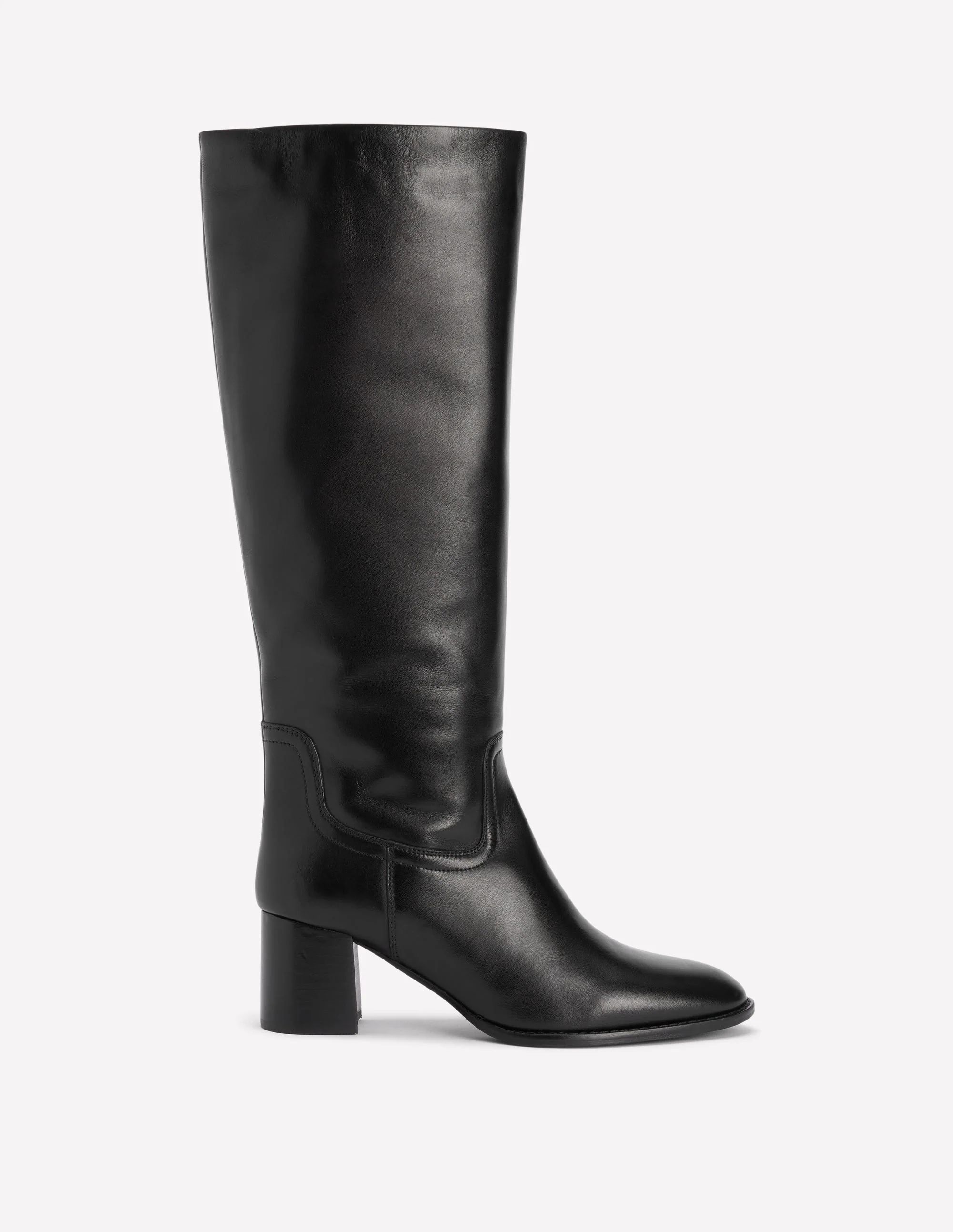 Skye Smart Knee Boots-Black