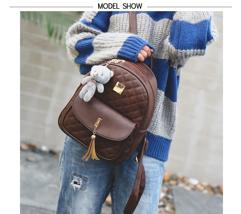 Bear Backpack For Girls (3 Pcs)