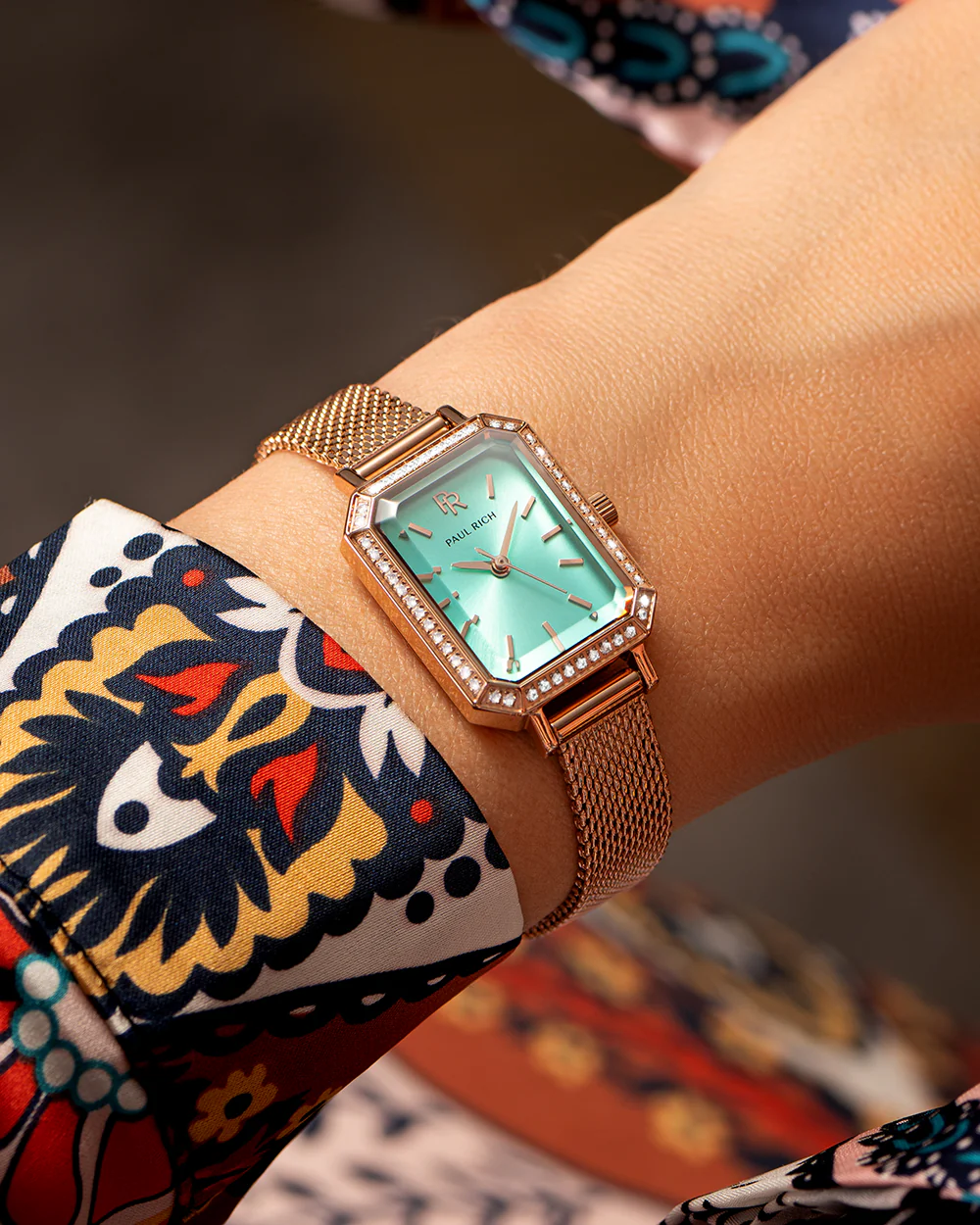 Icon - Rose Gold Turqoise