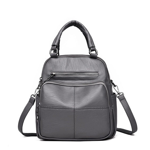 High Quality Woman's Leather Backpack