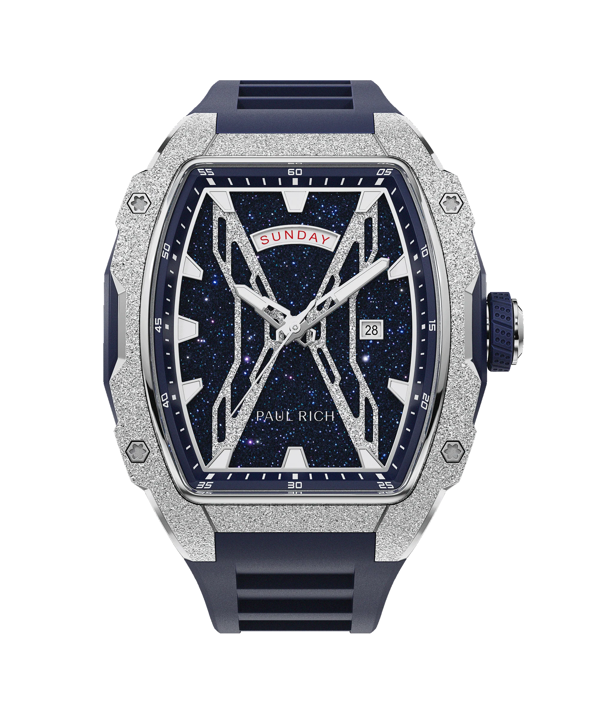 Astro Day & Date Lunar Silver