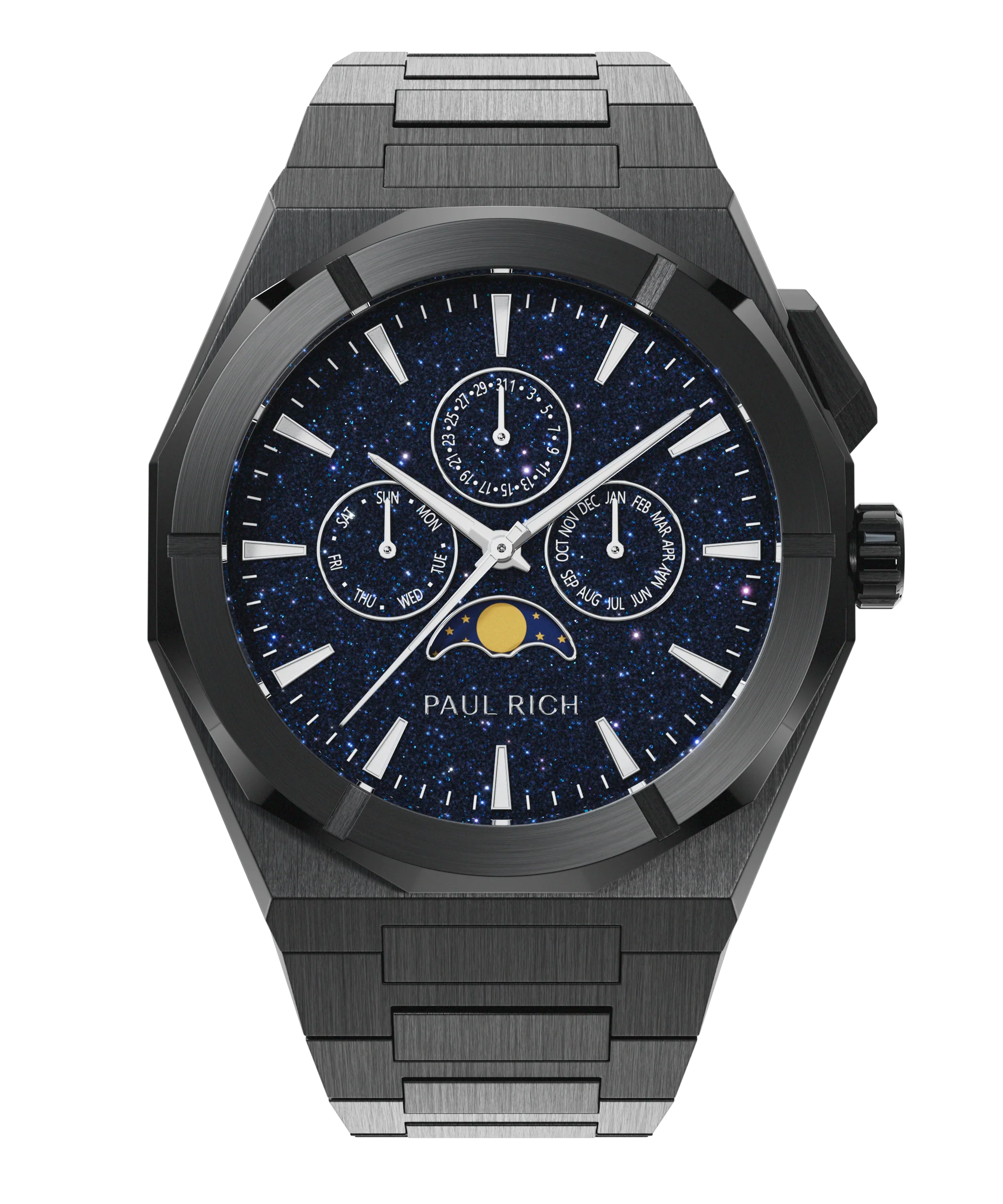 Moonphase Star Dust II Black