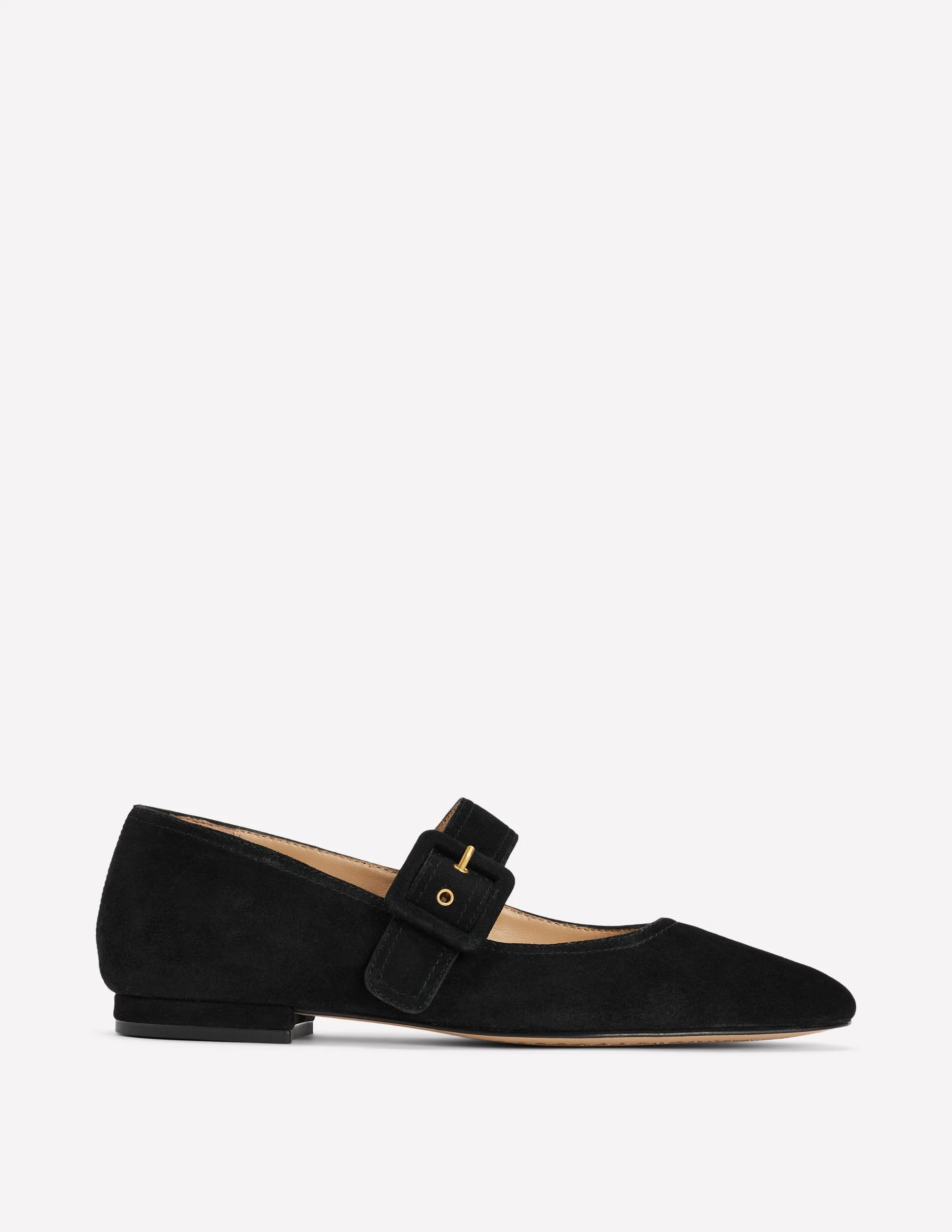 Vic Chisel Toe Mary Janes-Black