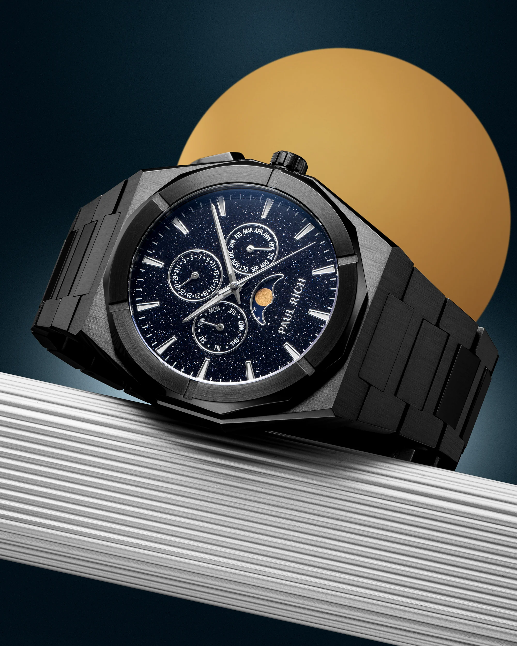 Moonphase Star Dust II Black