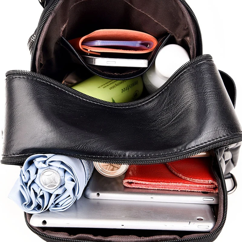 High Quality Woman's Leather Backpack