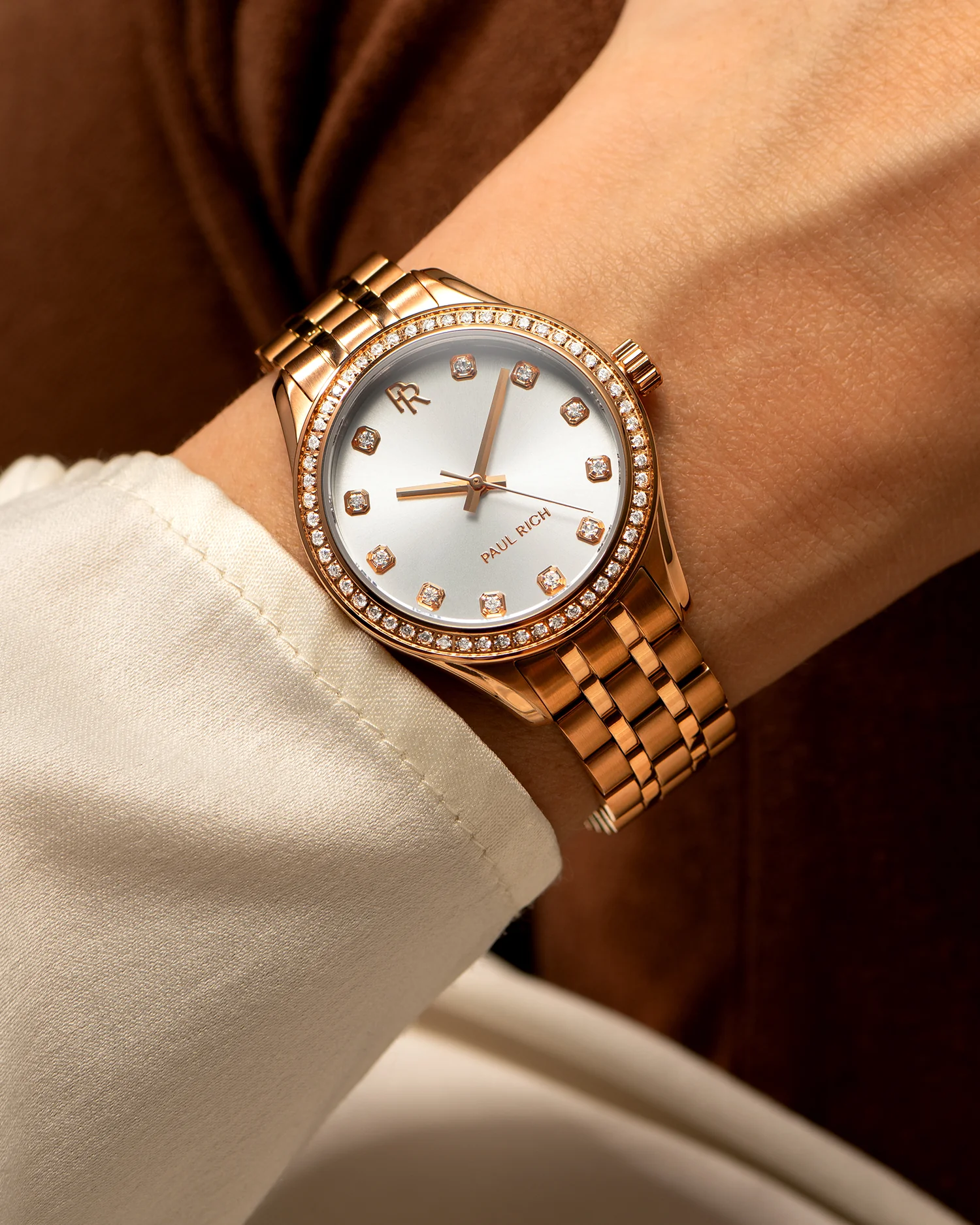 Crystelle - Rose Gold Silver