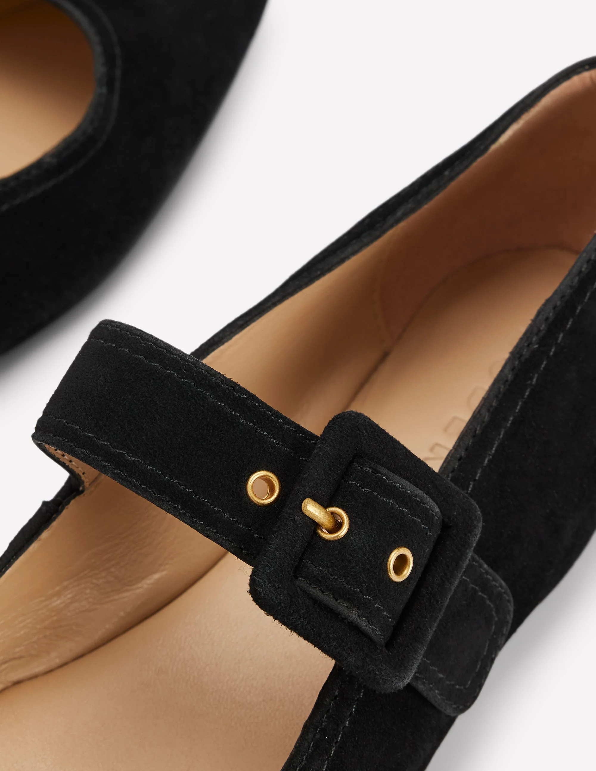 Vic Chisel Toe Mary Janes-Black