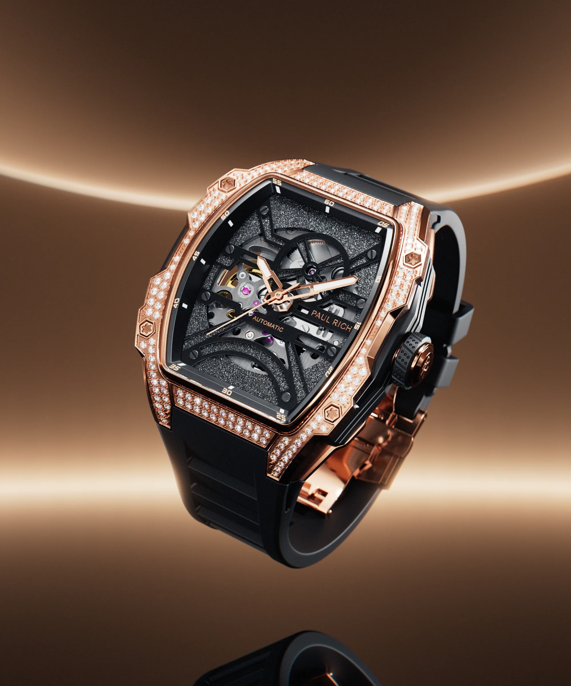 Diamond Astro Skeleton Eclipse Gold