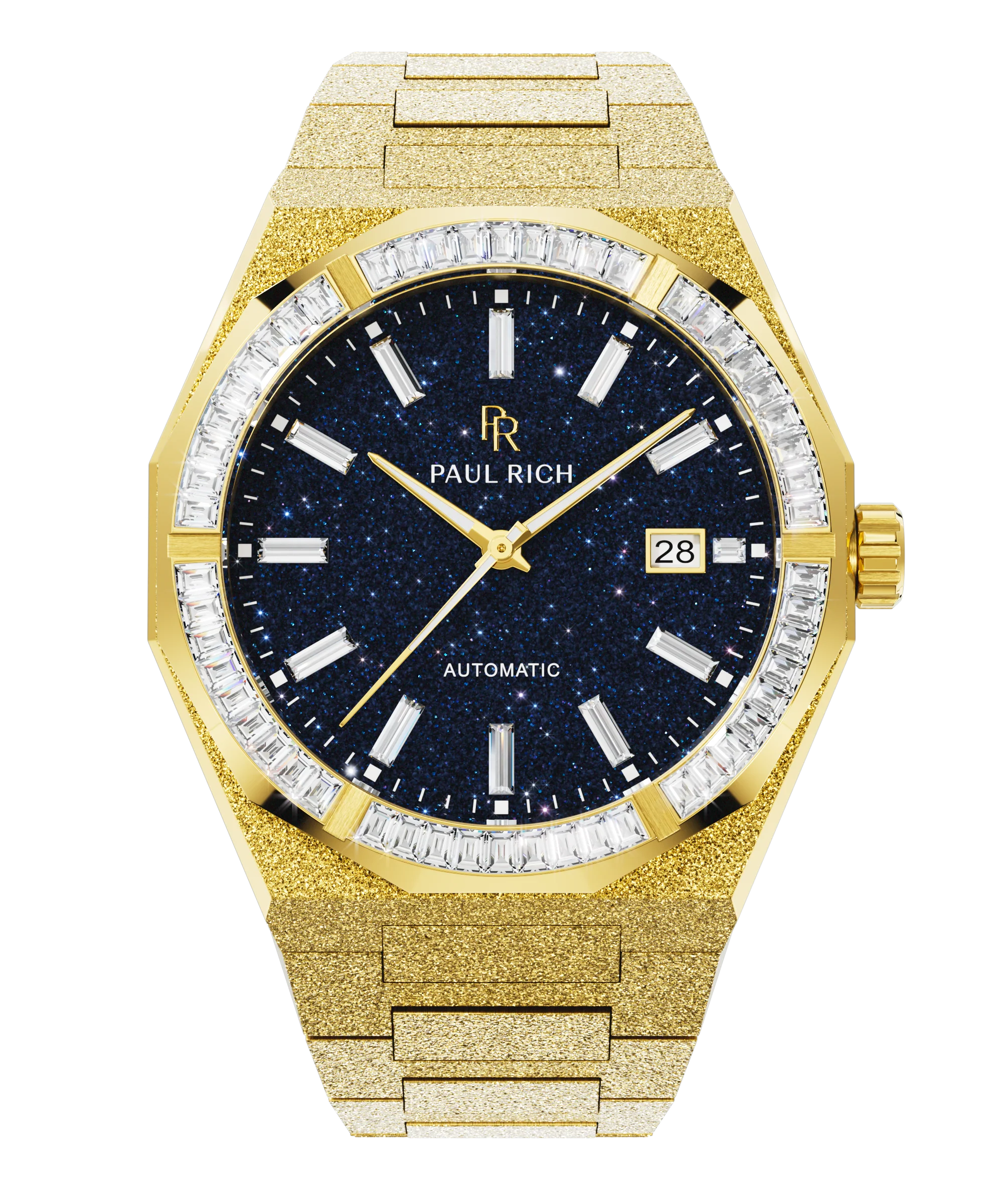 Moissanite Frosted Star Dust II Gold