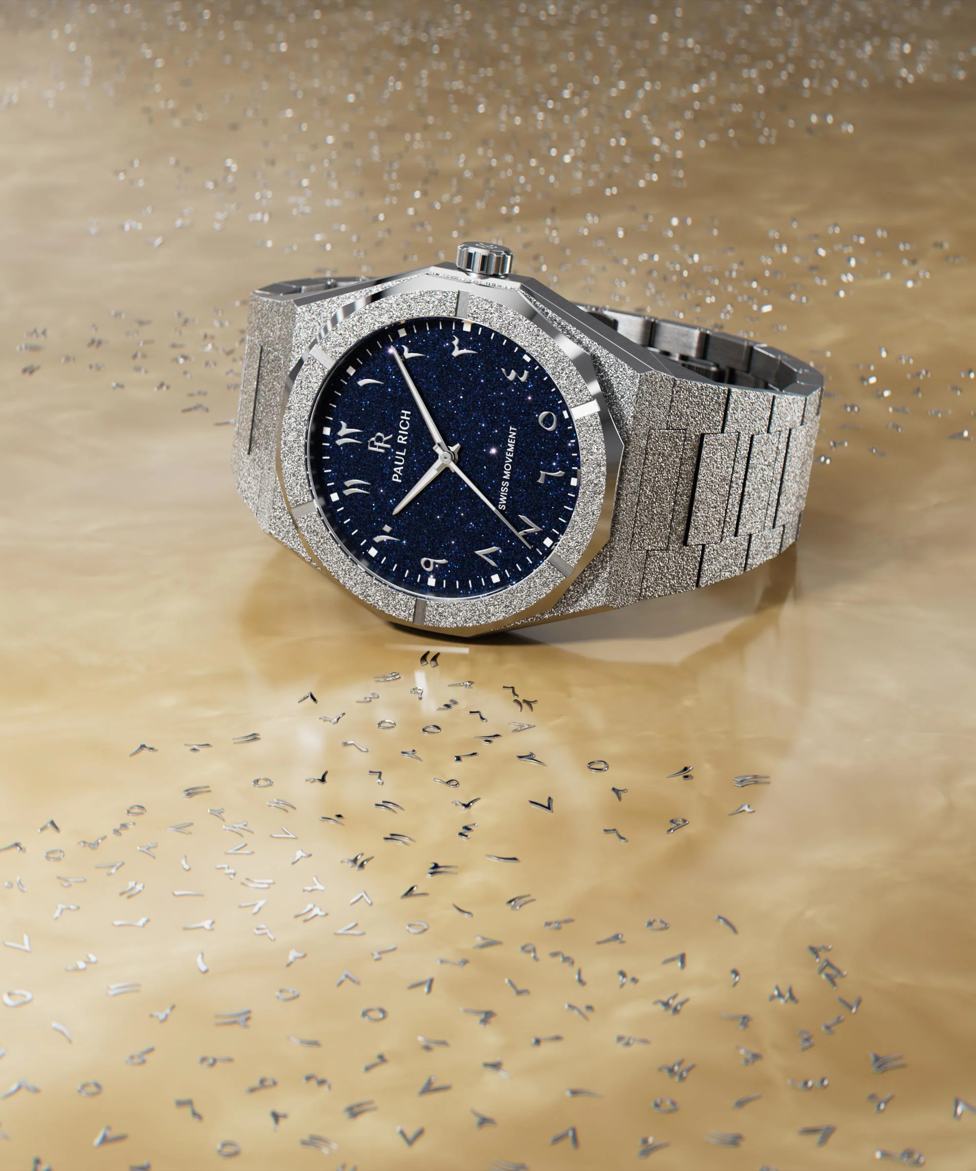 Frosted Star Dust II Silver Oasis