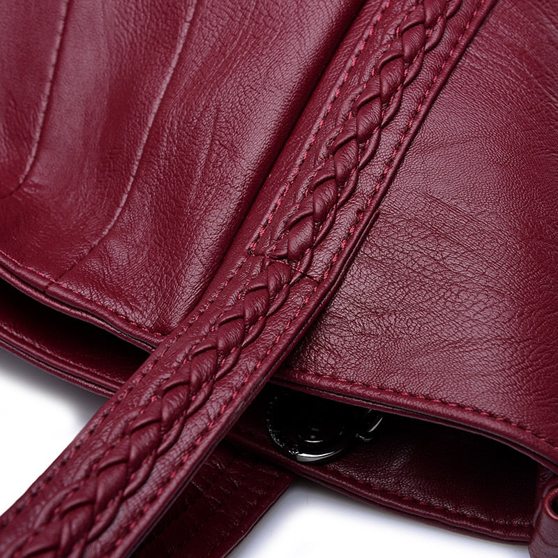 High Quality Vegan Leather Shoulder Bag