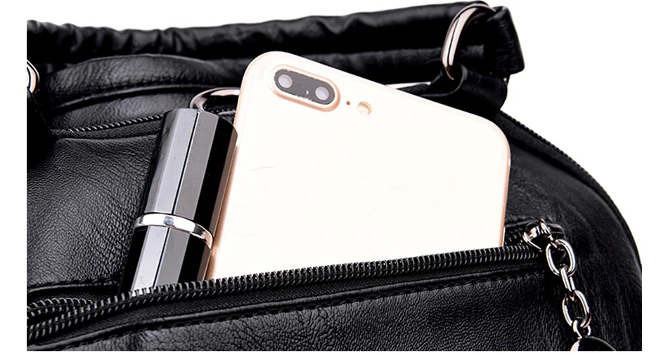 High Quality Woman's Leather Backpack