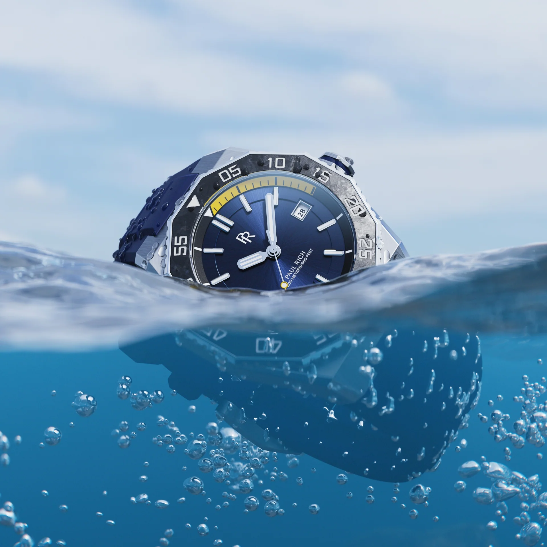 Aquacarbon Pro Horizon Blue - Sunburst