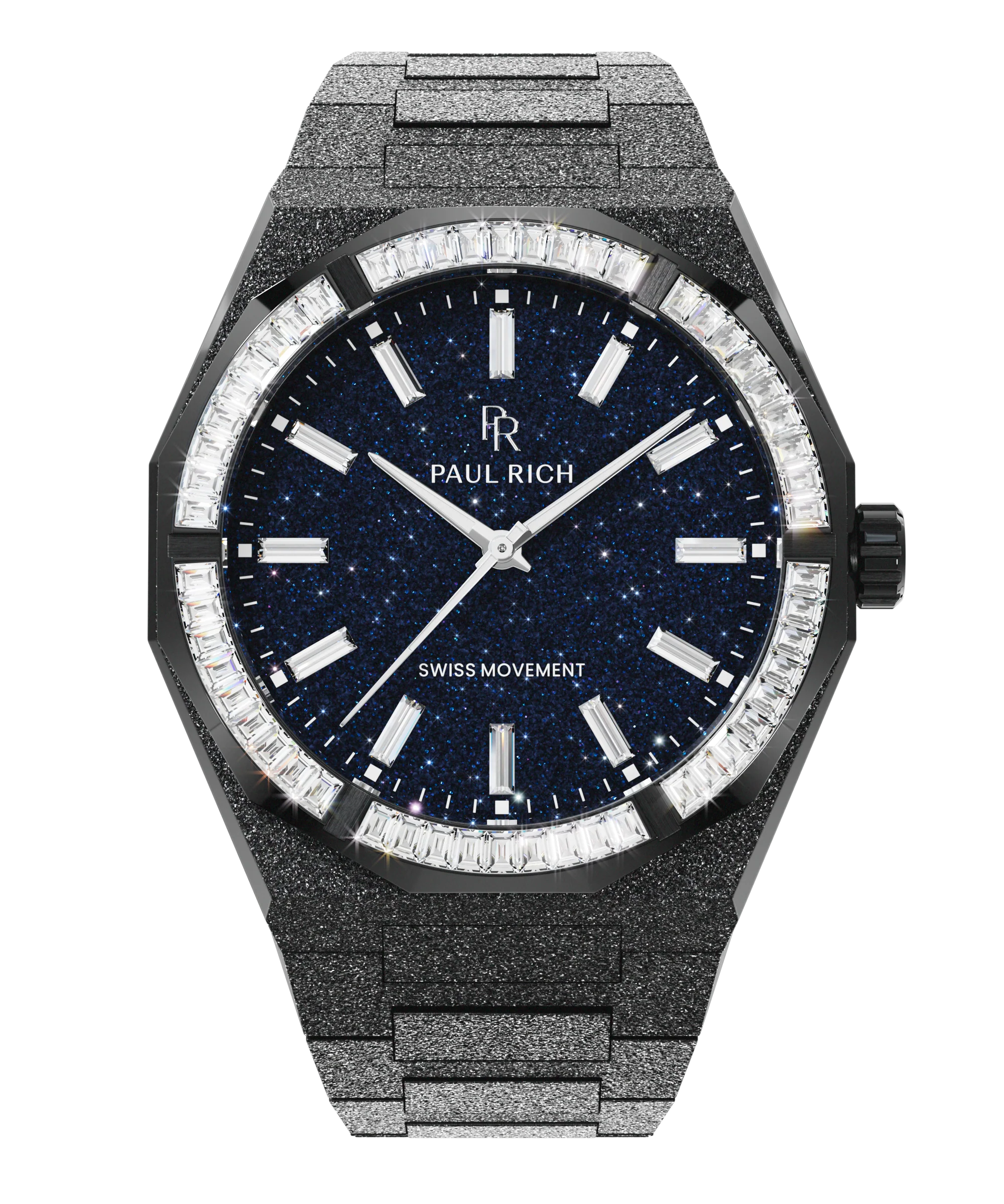 Moissanite Frosted Star Dust II Black