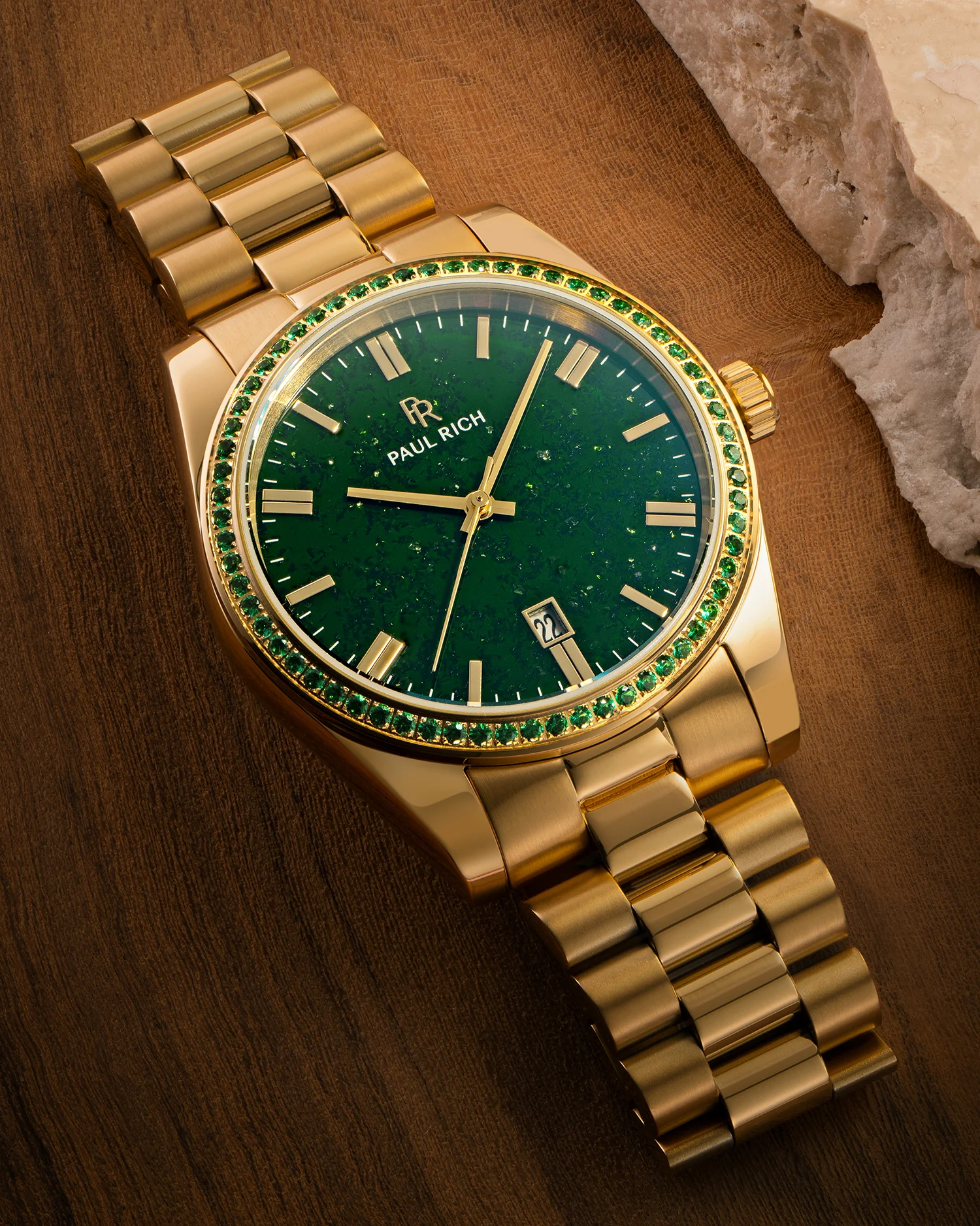 Legacy Gold - Aventurine Green Emerald