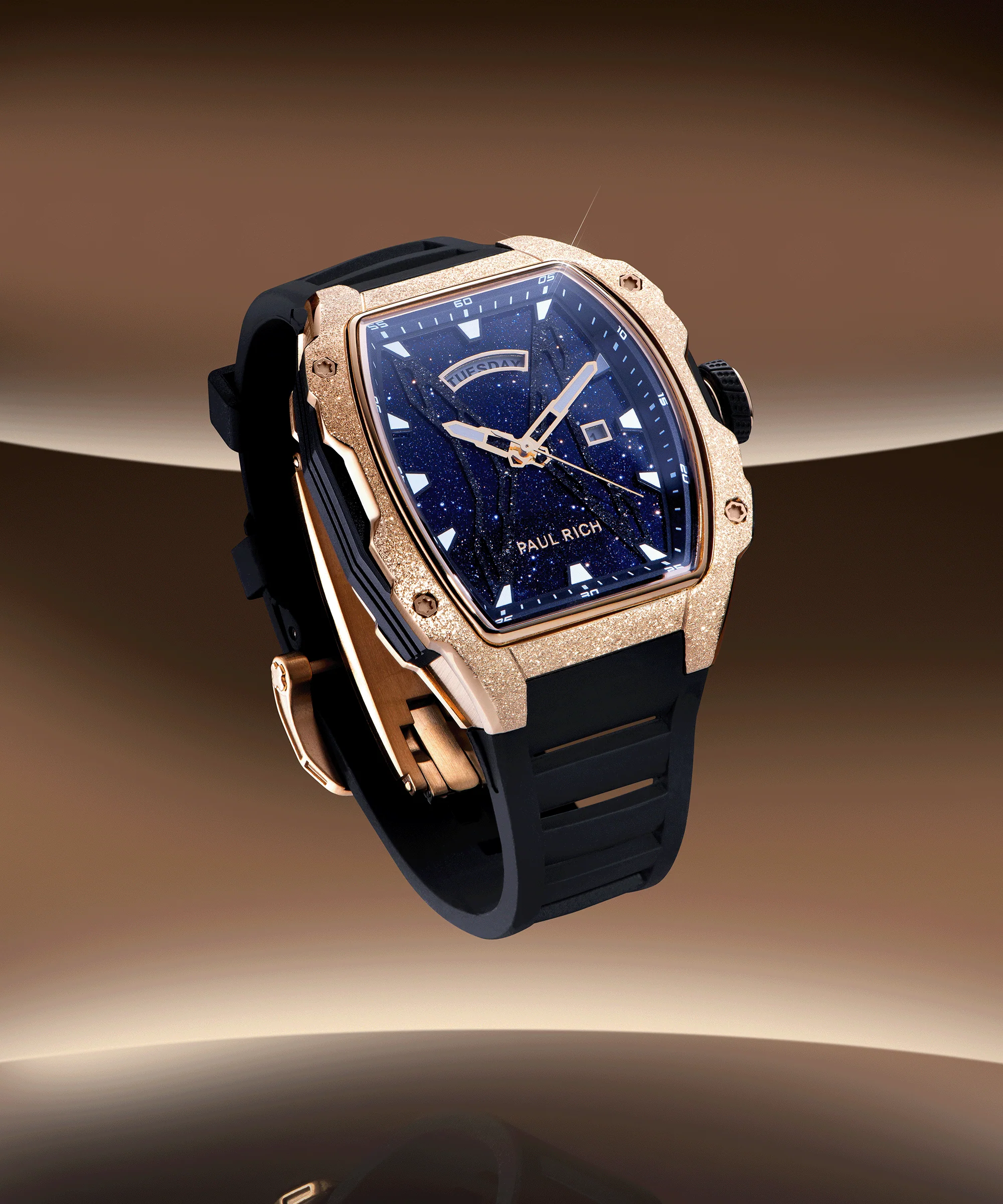 Astro Day & Date Eclipse Gold