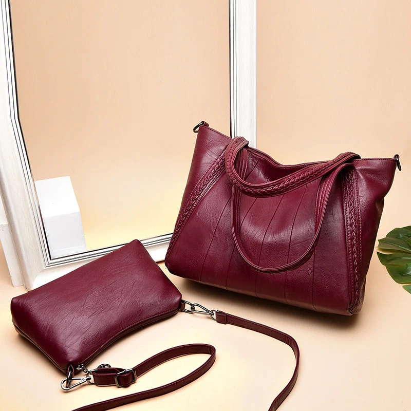 High Quality Vegan Leather Shoulder Bag