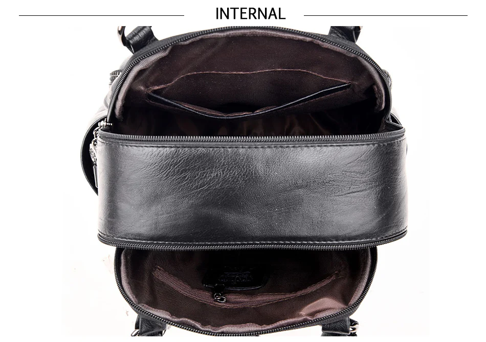 High Quality Woman's Leather Backpack