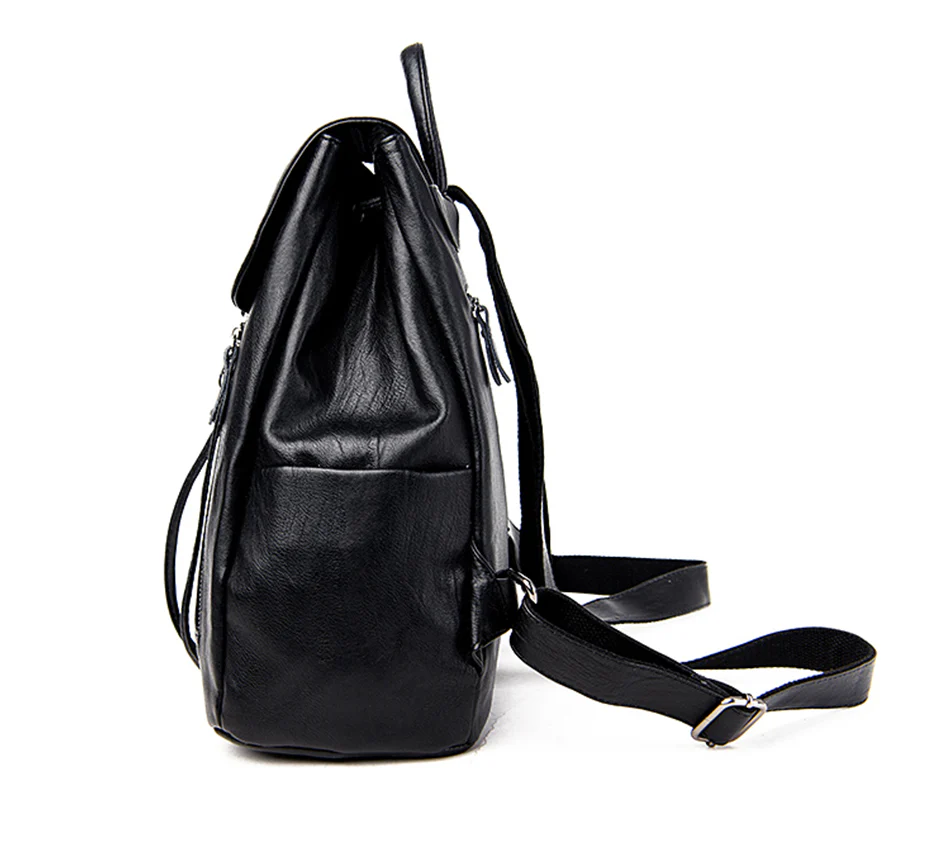 High Quality Leather Female Backpack