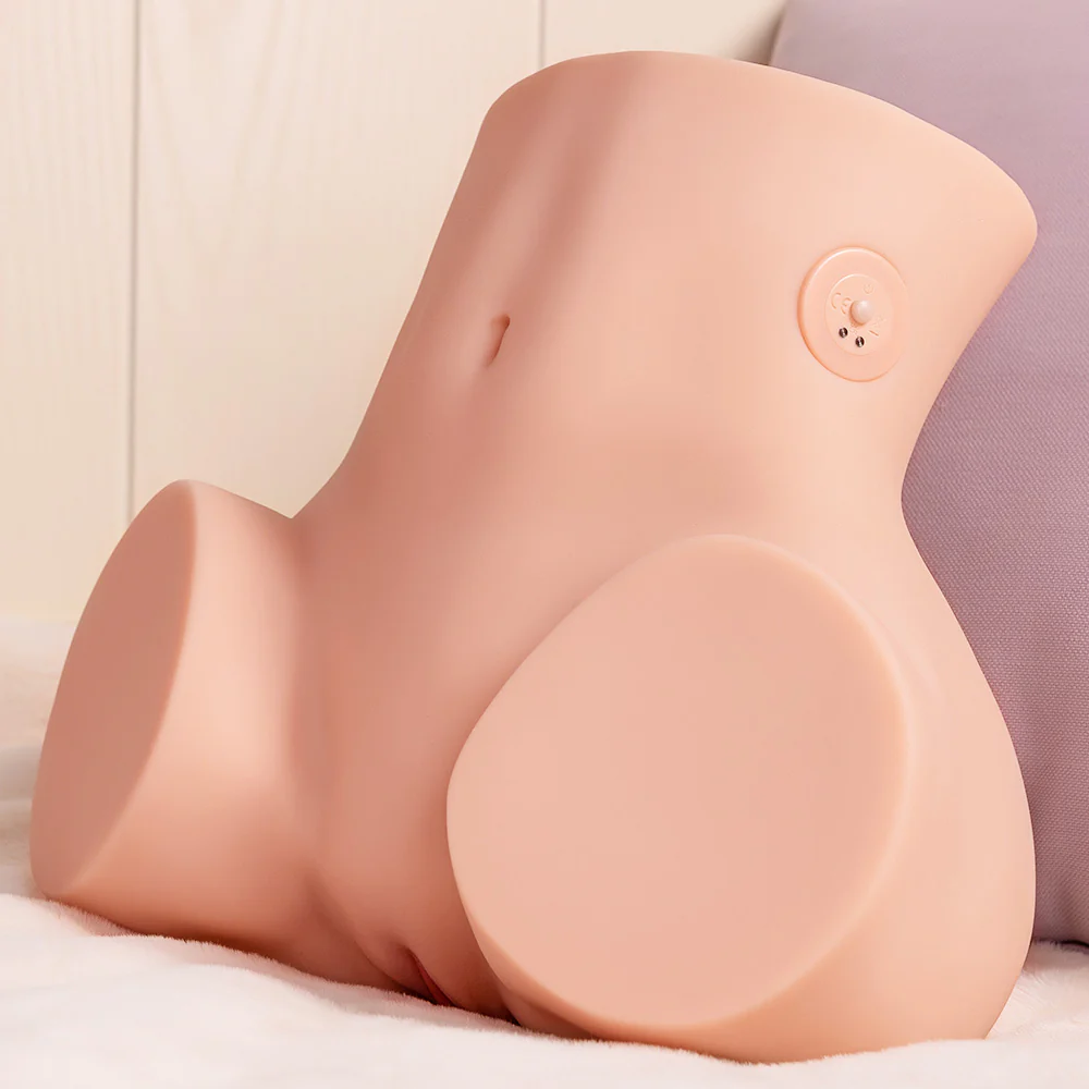 Thrusting Vibration Sex Doll Adult Toys 3D Lifelike Soft Butt - 16.4LB - Sydni