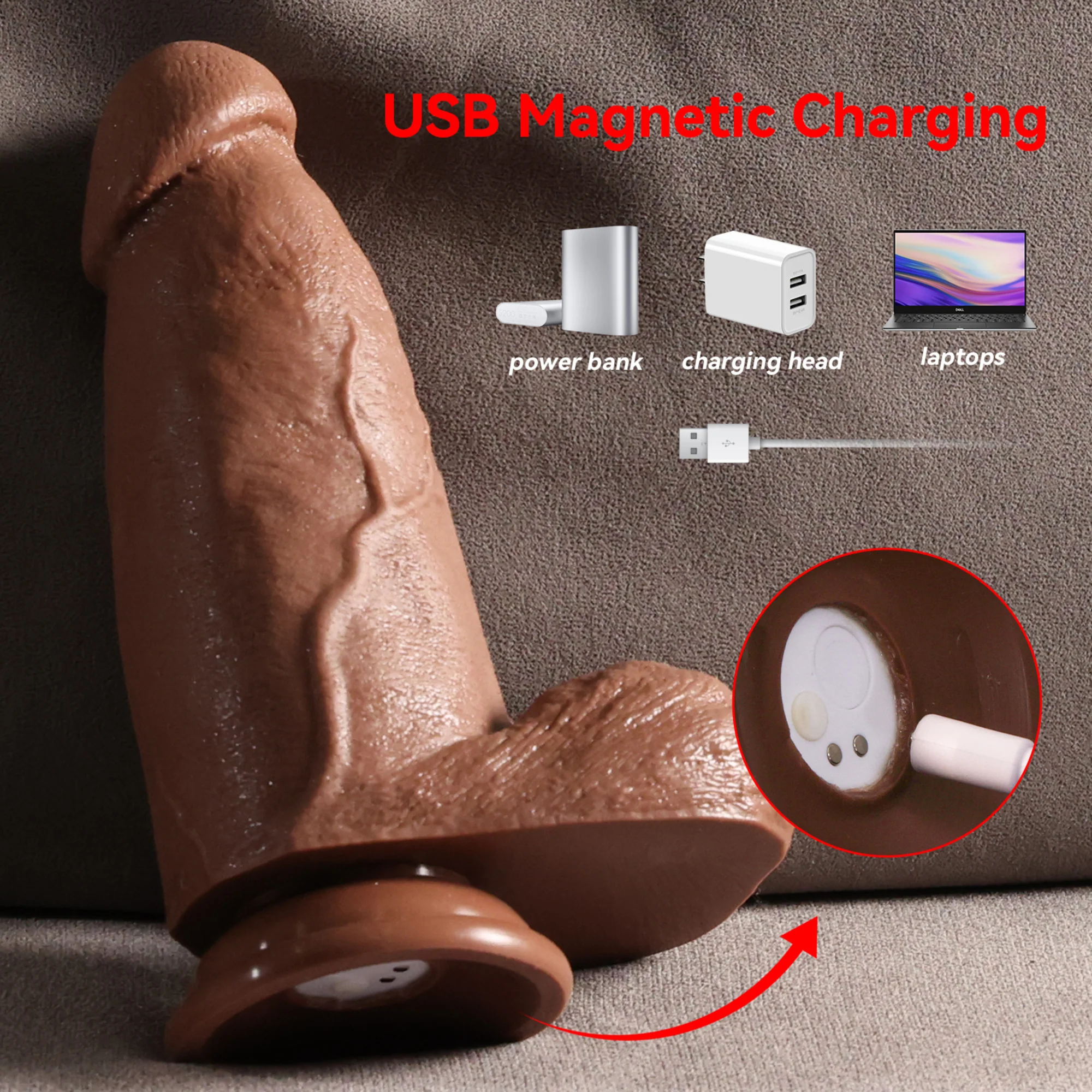 Thick Giant Huge Big Large Vibrating Dildo - Kauri