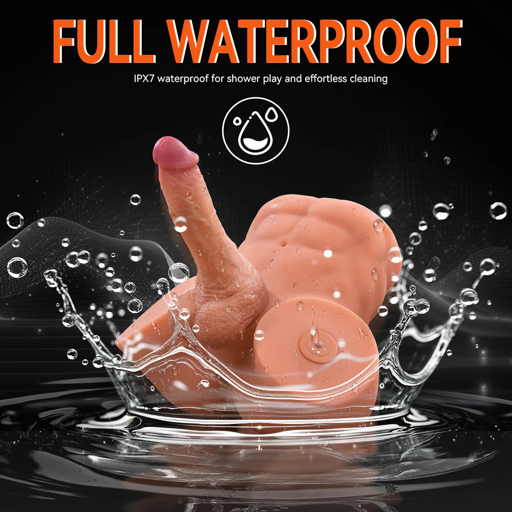 AI Male Torso Sex Doll Thrusting & Vibrating Dildo for Women Man