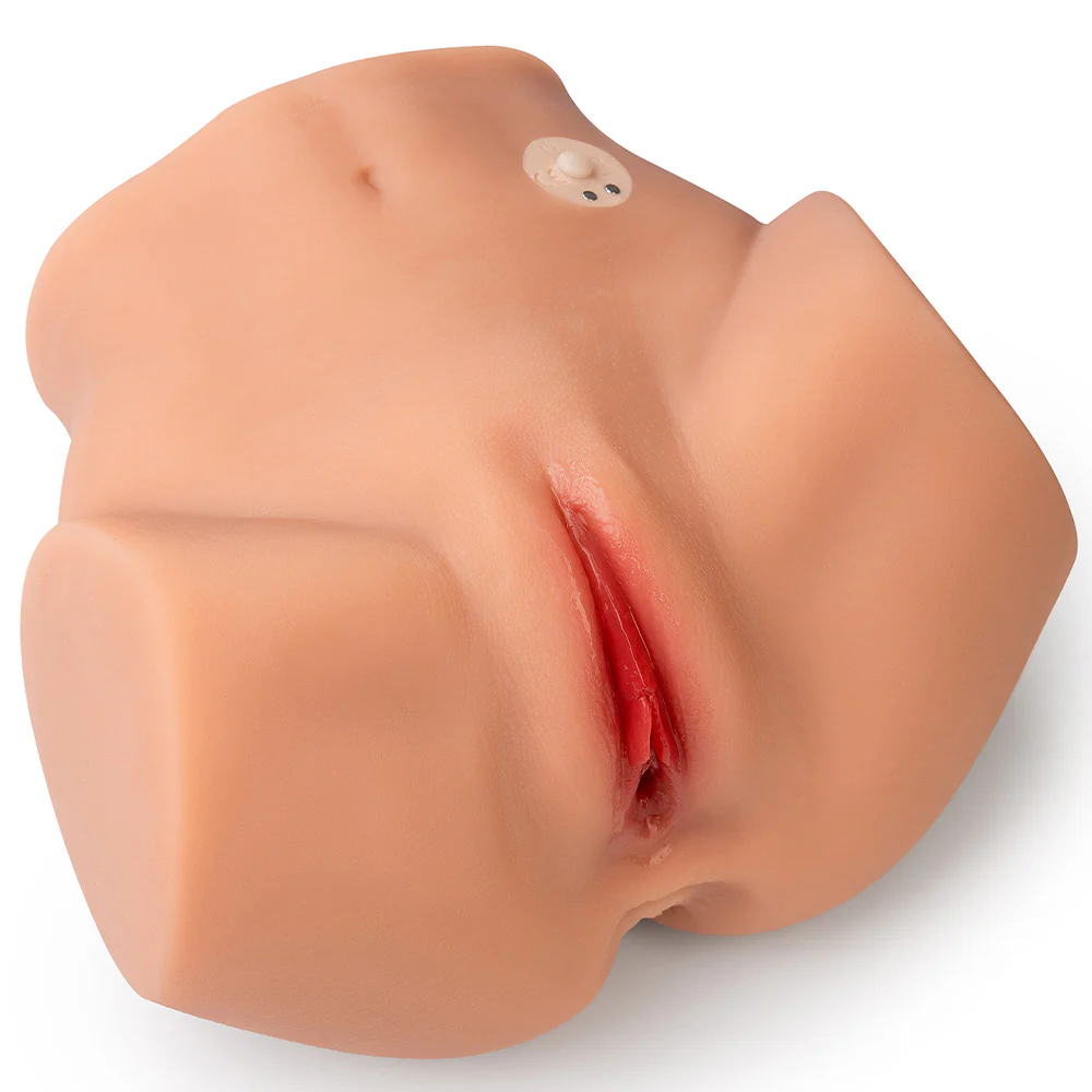 Vibrating Sex Doll Male Masturbator Pocket Pussy 10 Modes 5LB Soft Butt - Vicky