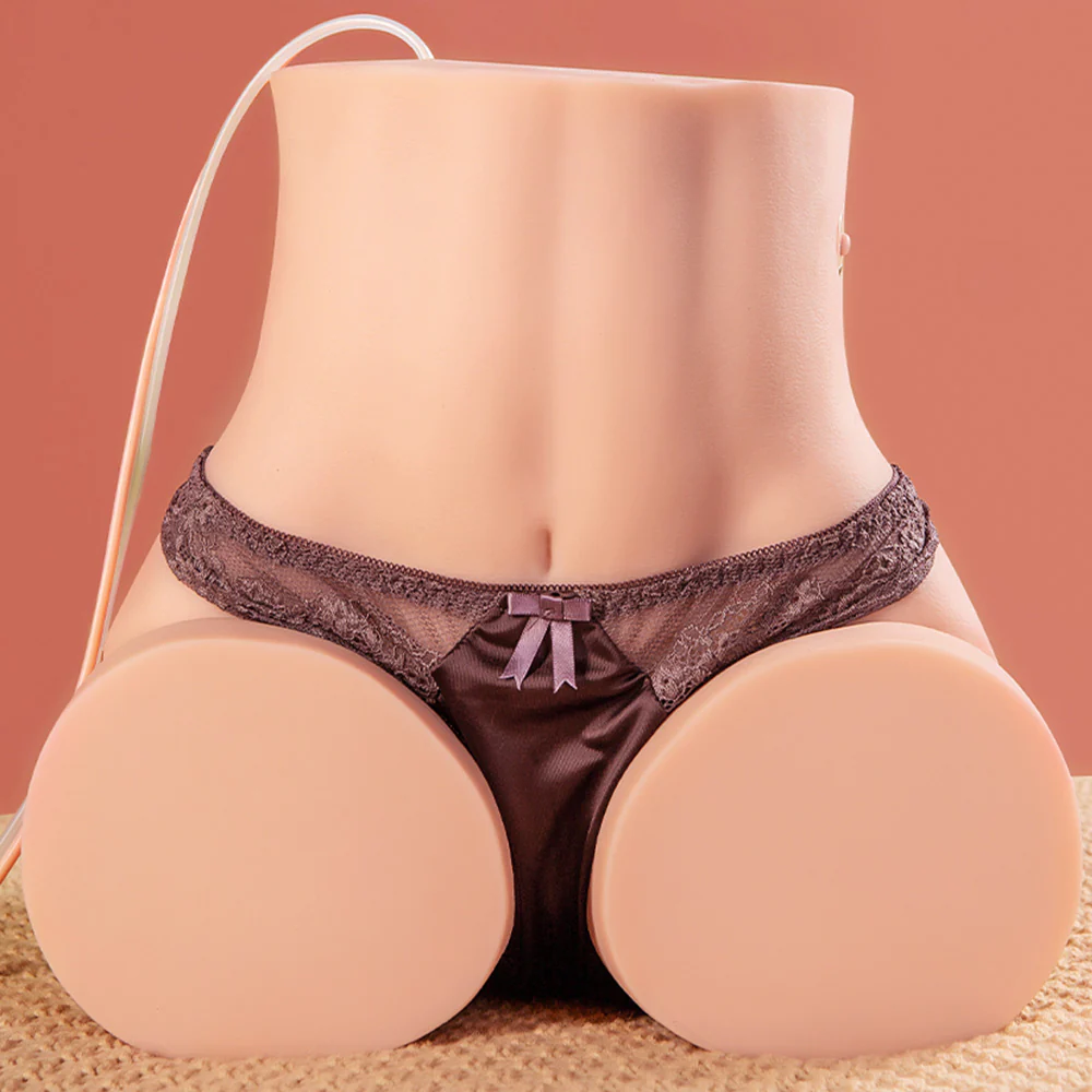 Sucking & Vibrating Sex Doll Male Sex Toy  3D Lifelike Soft Butt 25LB - Brigitte
