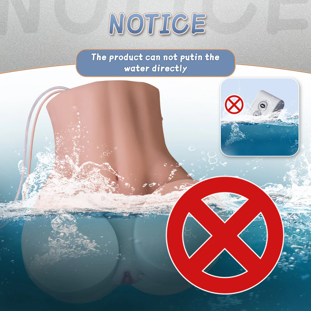 Sucking & Vibrating Sex Doll Male Sex Toy  3D Lifelike Soft Butt 25LB - Brigitte