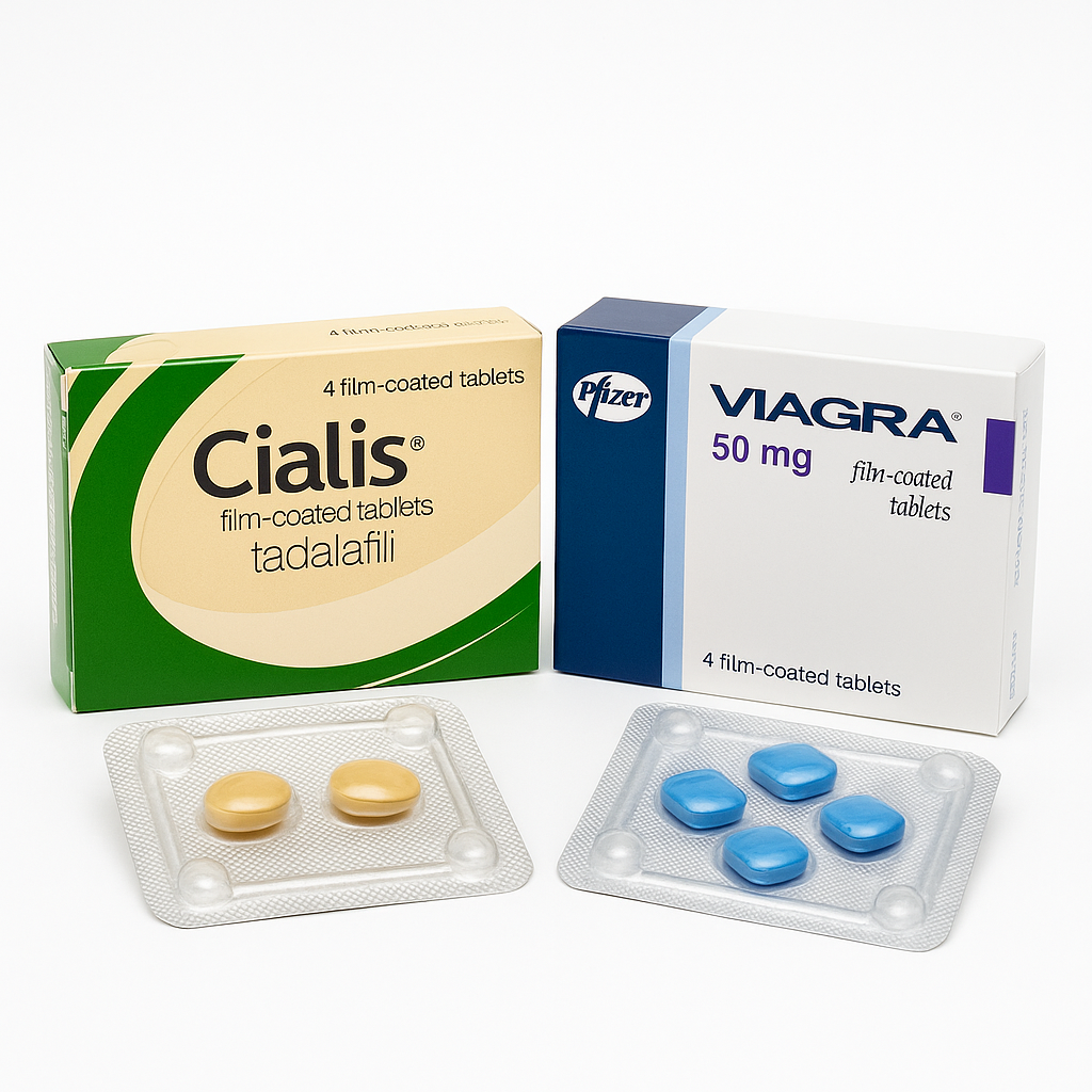 【Viagra + Cialis】 Improving erectile dysfunction while also prolonging ejaculation time.