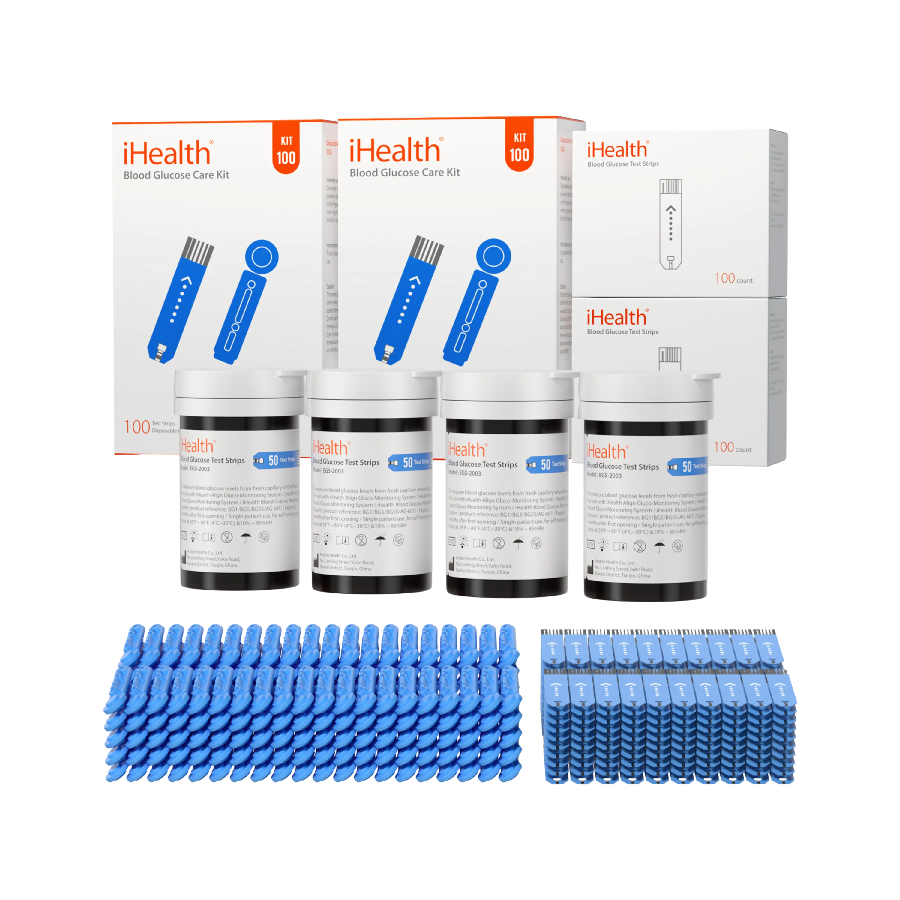 iHealth Blood Glucose Test Strips Kit
