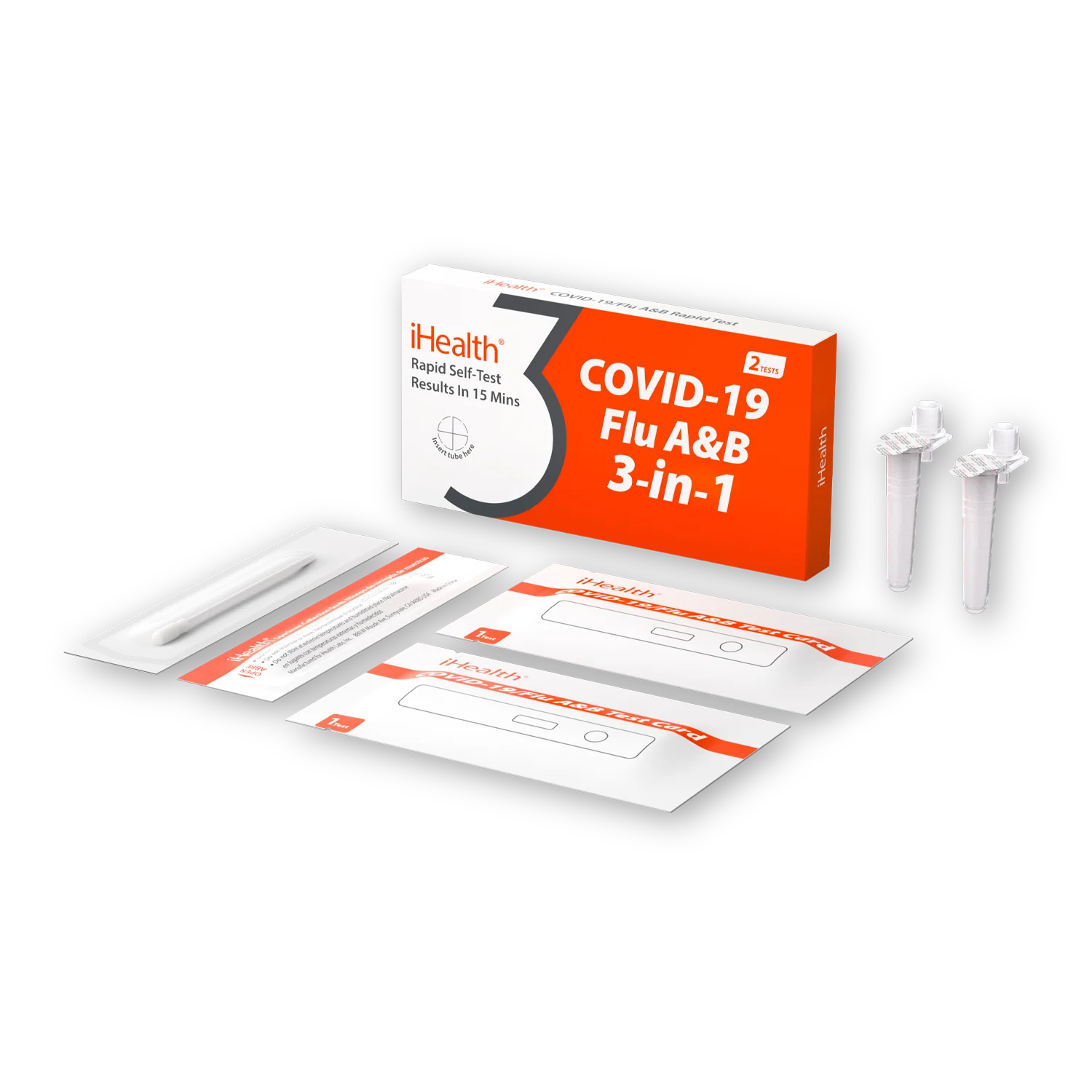 iHealth Flu A&B/COVID-19 3-in-1 Rapid Test