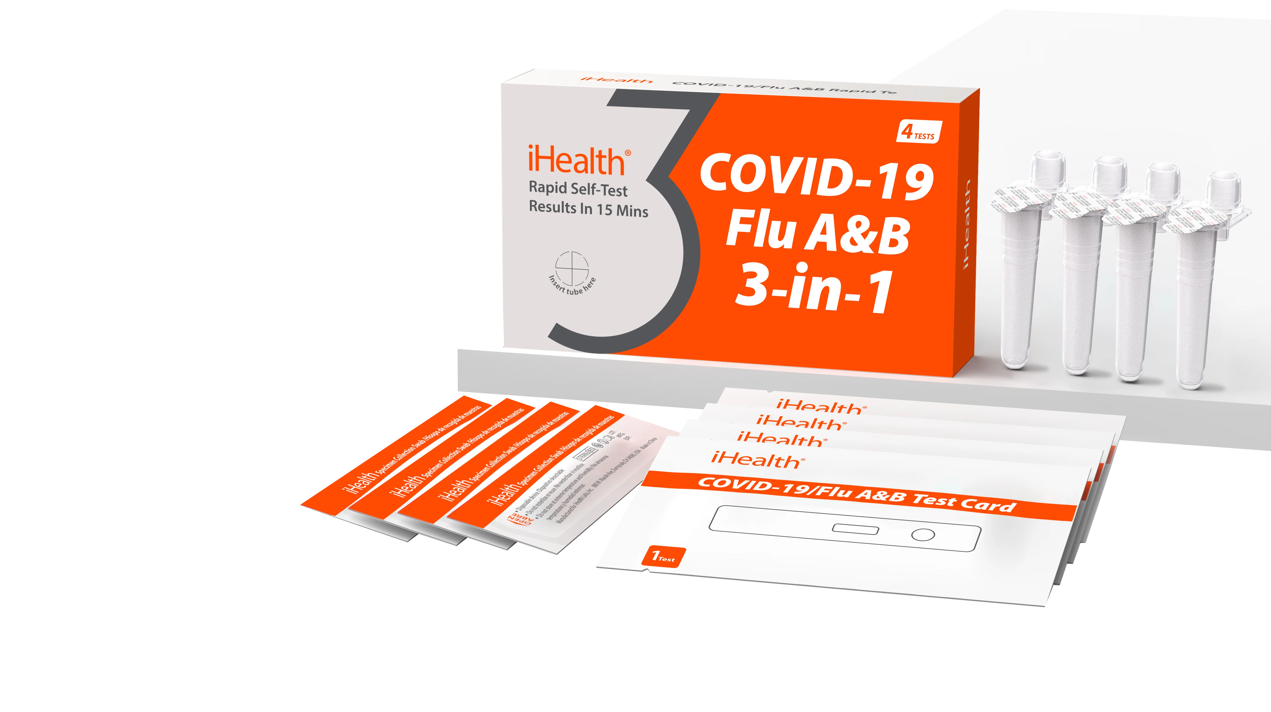 iHealth Flu A&B/COVID-19 3-in-1 Rapid Test