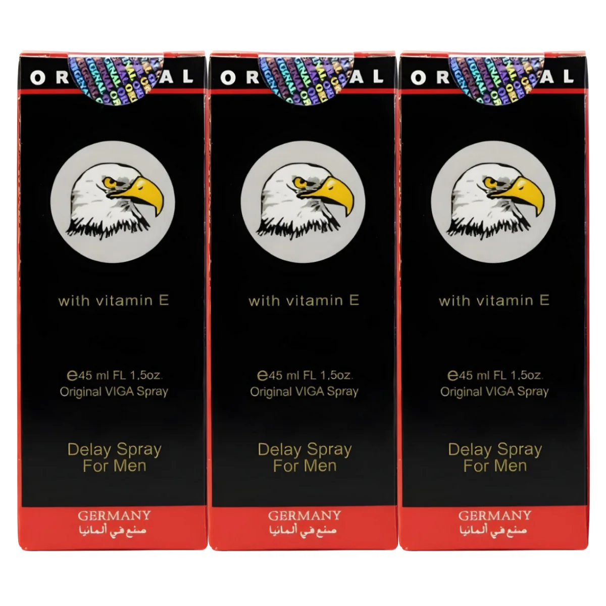 VIGA 50000 Strong Delay Spray 45ml (3 Pack)