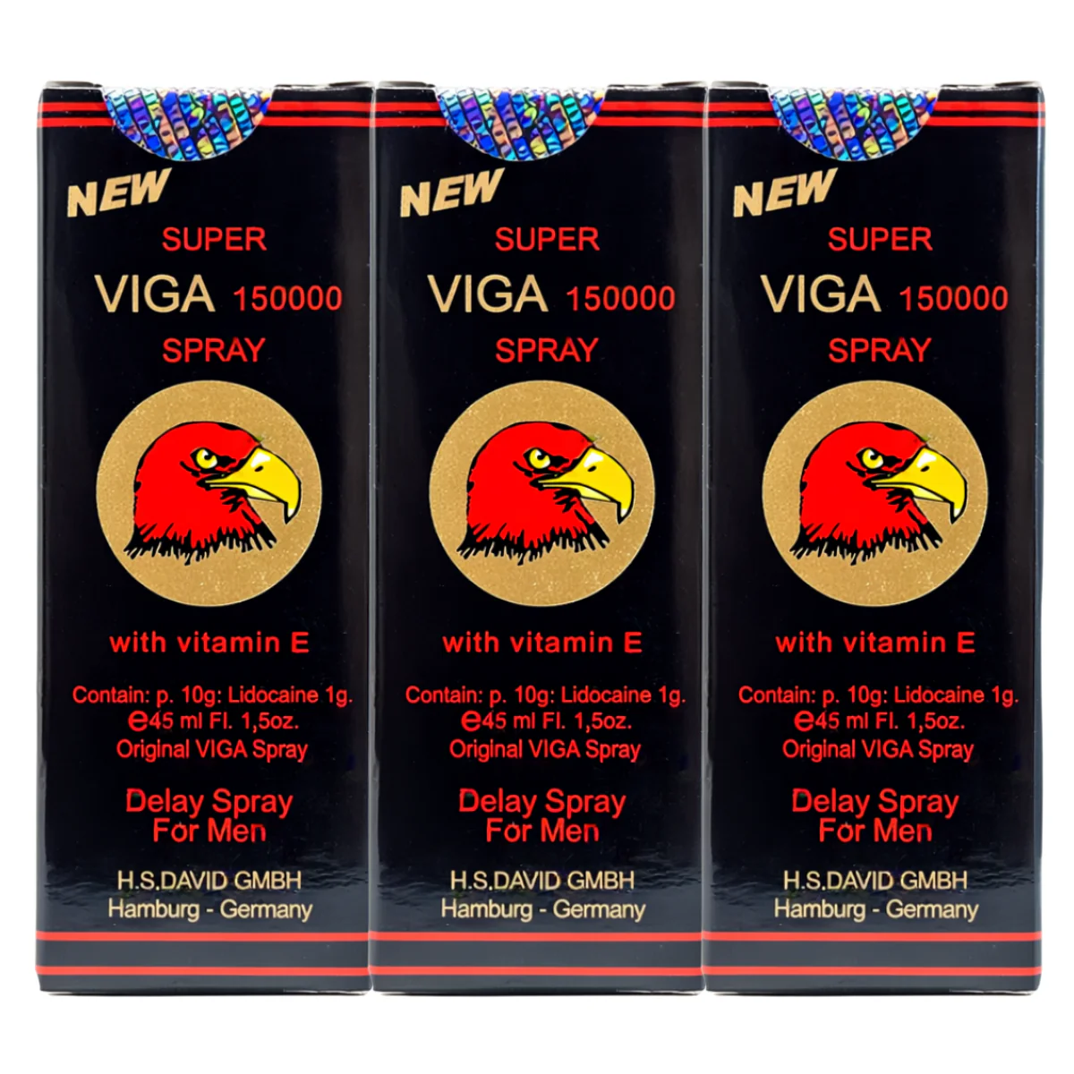 Super VIGA 150000 Delay Spray 45ml (3 Pack)