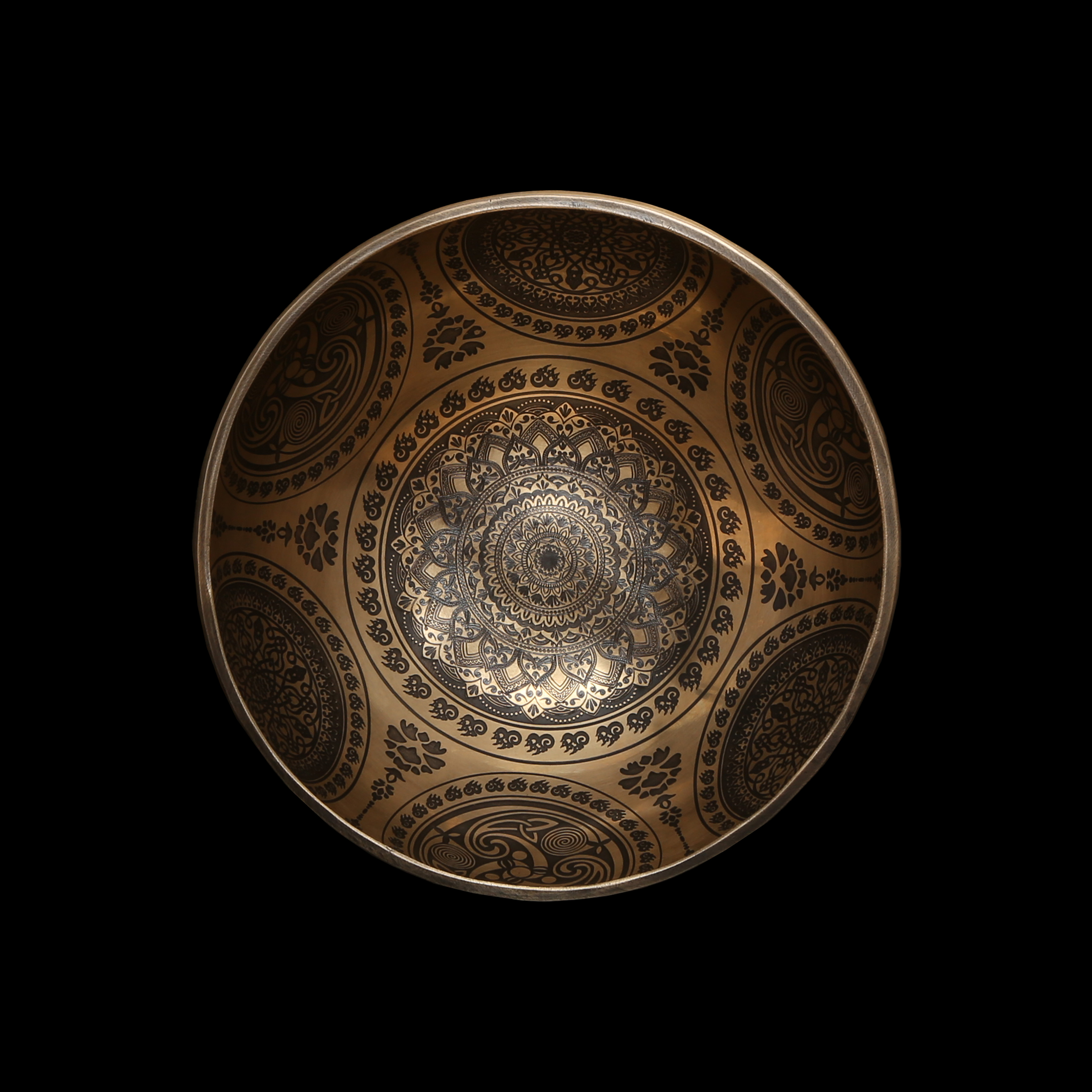 C Note 4th Octave Engraved bowl-ENC4