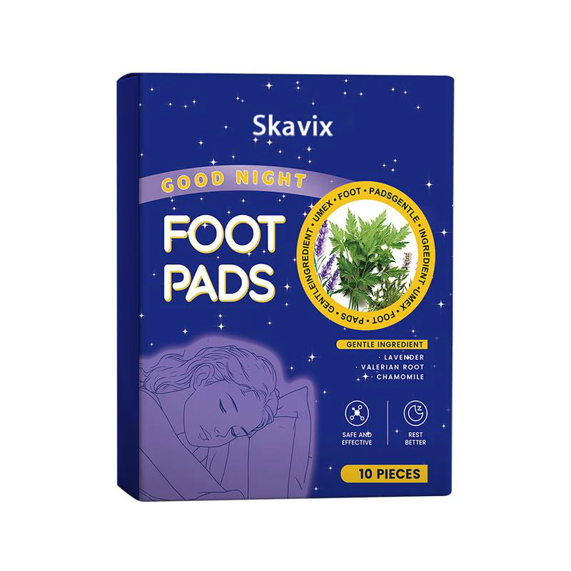 Skavix™ Deep Relaxing Foot Patches  – Soothe Tired Feet, Relieve Stress, Promote Relaxation & Better Sleep