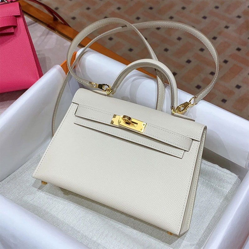 Cowhide Kelly Bag epsom