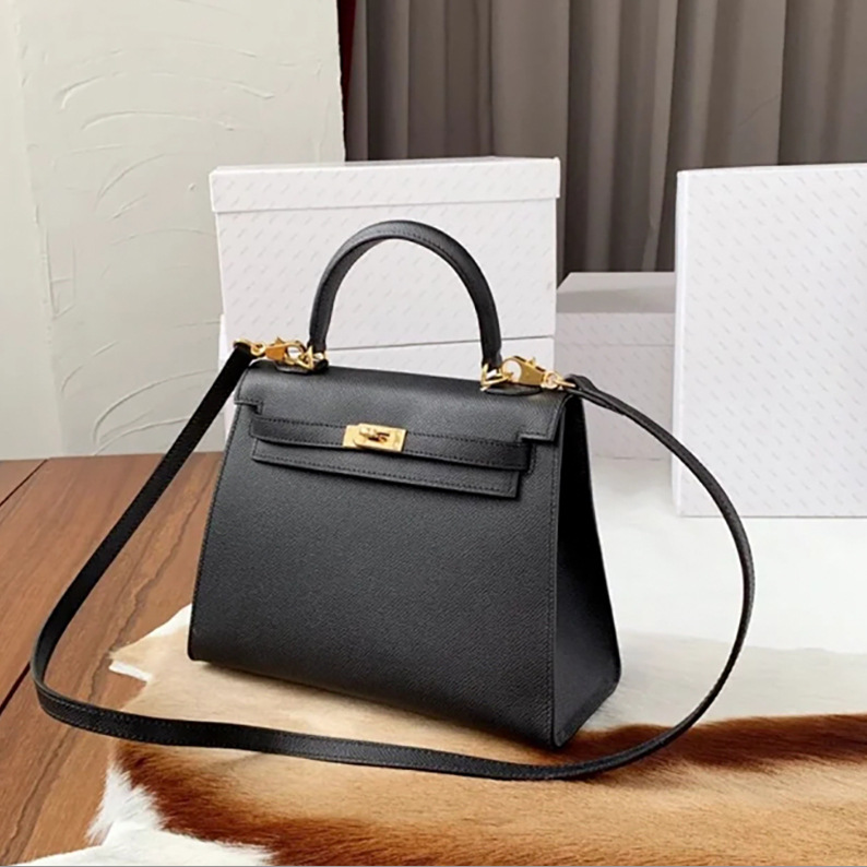 Cowhide Kelly Bag epsom