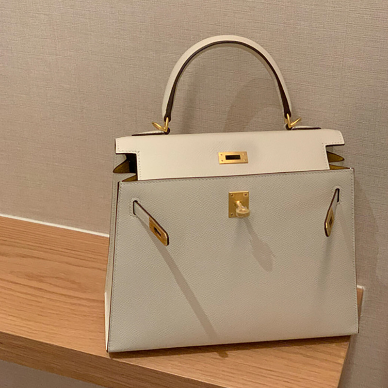 Cowhide Kelly Bag epsom