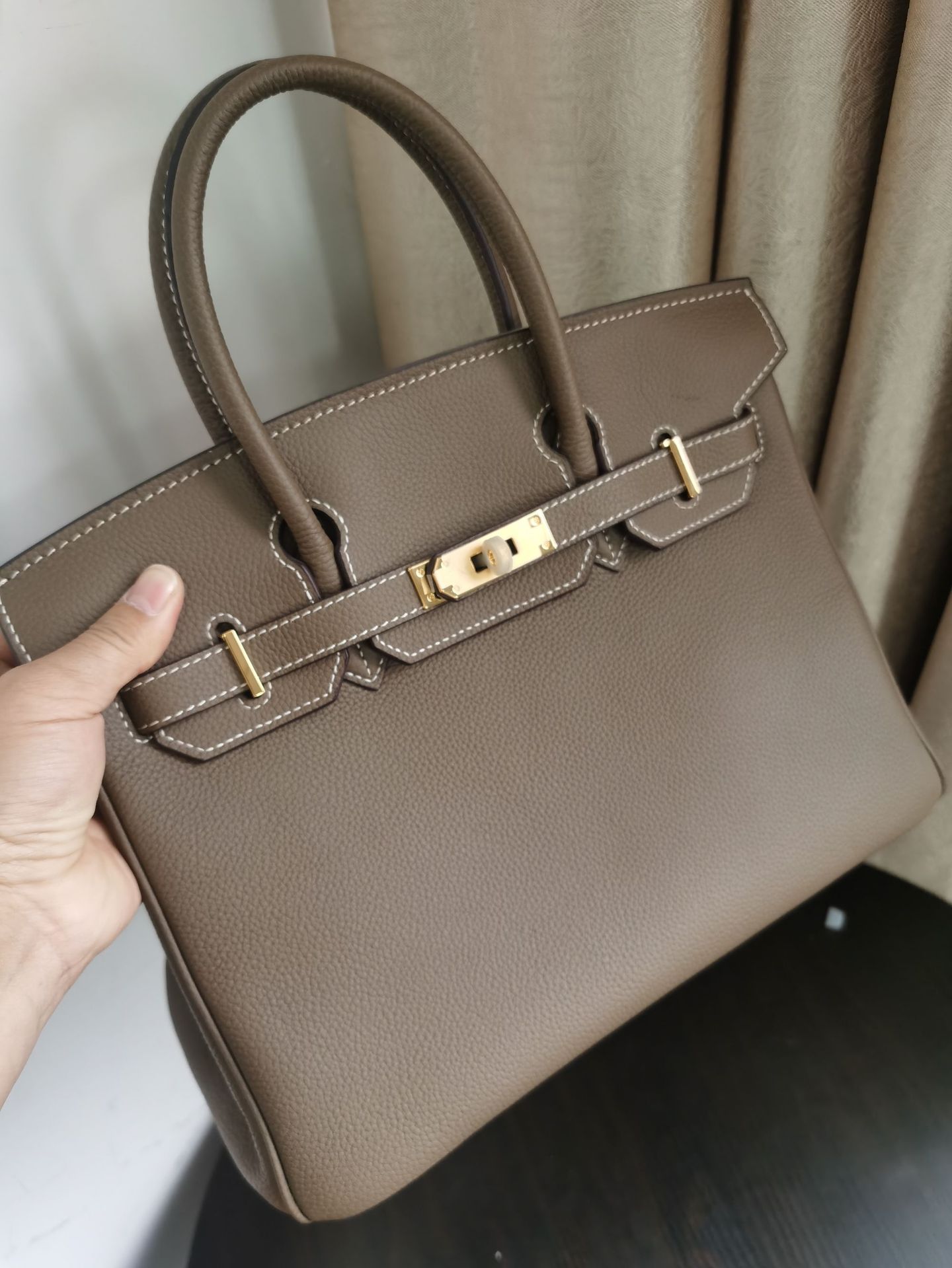 Birkin Bag Genuine Leather Women's Bag