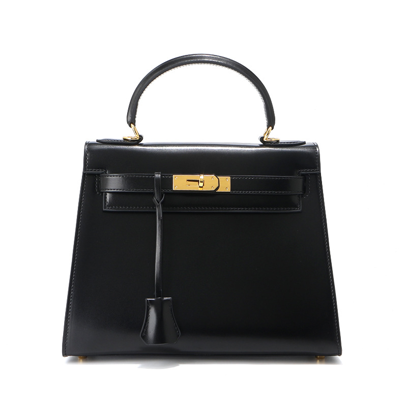 Box Cowhide Kelly Bag 28cm