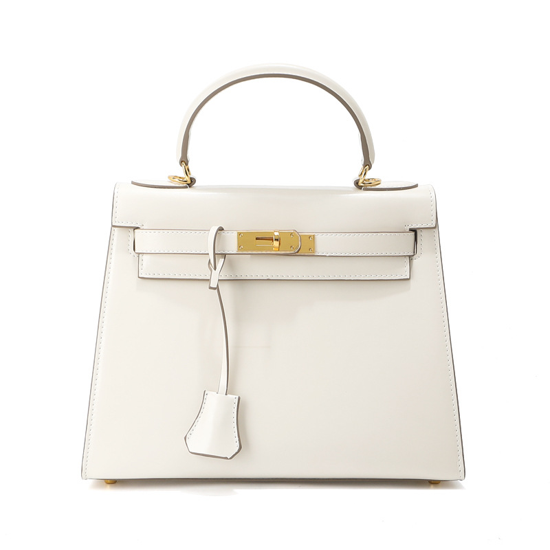 Box Cowhide Kelly Bag 28cm